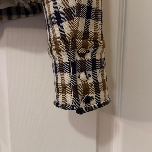 ANTONIO MELANI Checkered Blazer - Brown, Black, and Cream - Picture 8 of 9